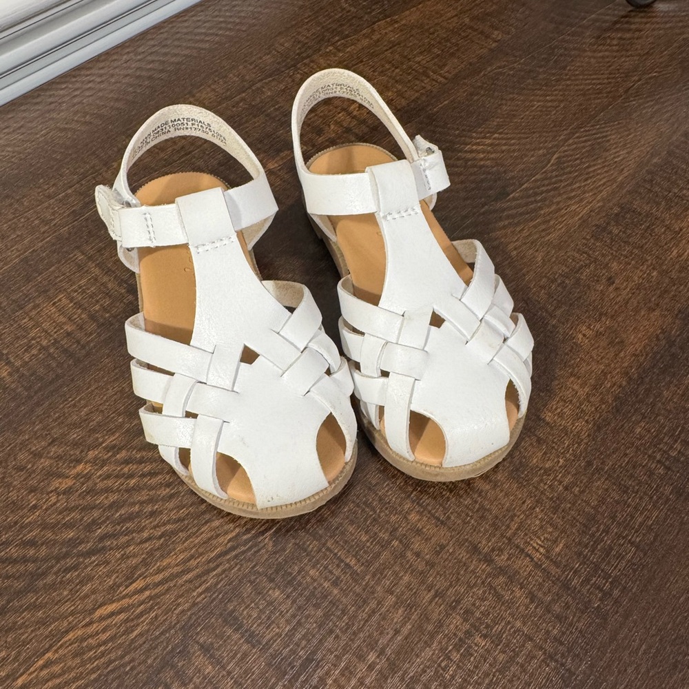 Cat & Jack White Sandals Comfortable Summer Footwear